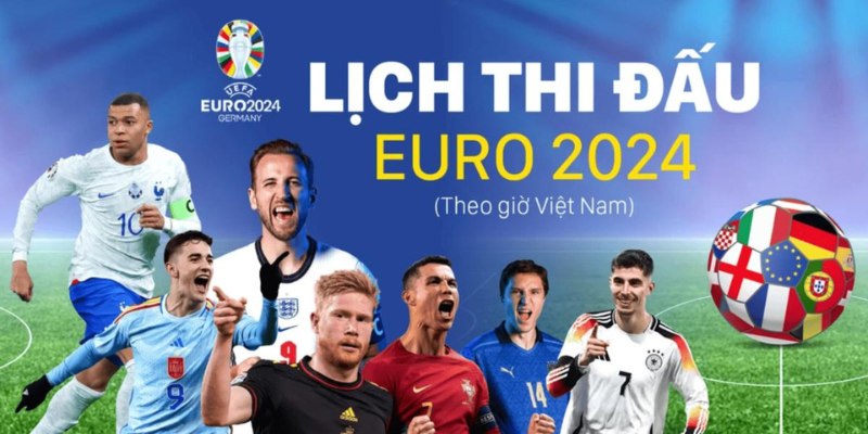 Lịch thi đấu euro mới nhất