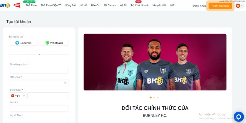 Các bước trở thành hội viên nhà cái